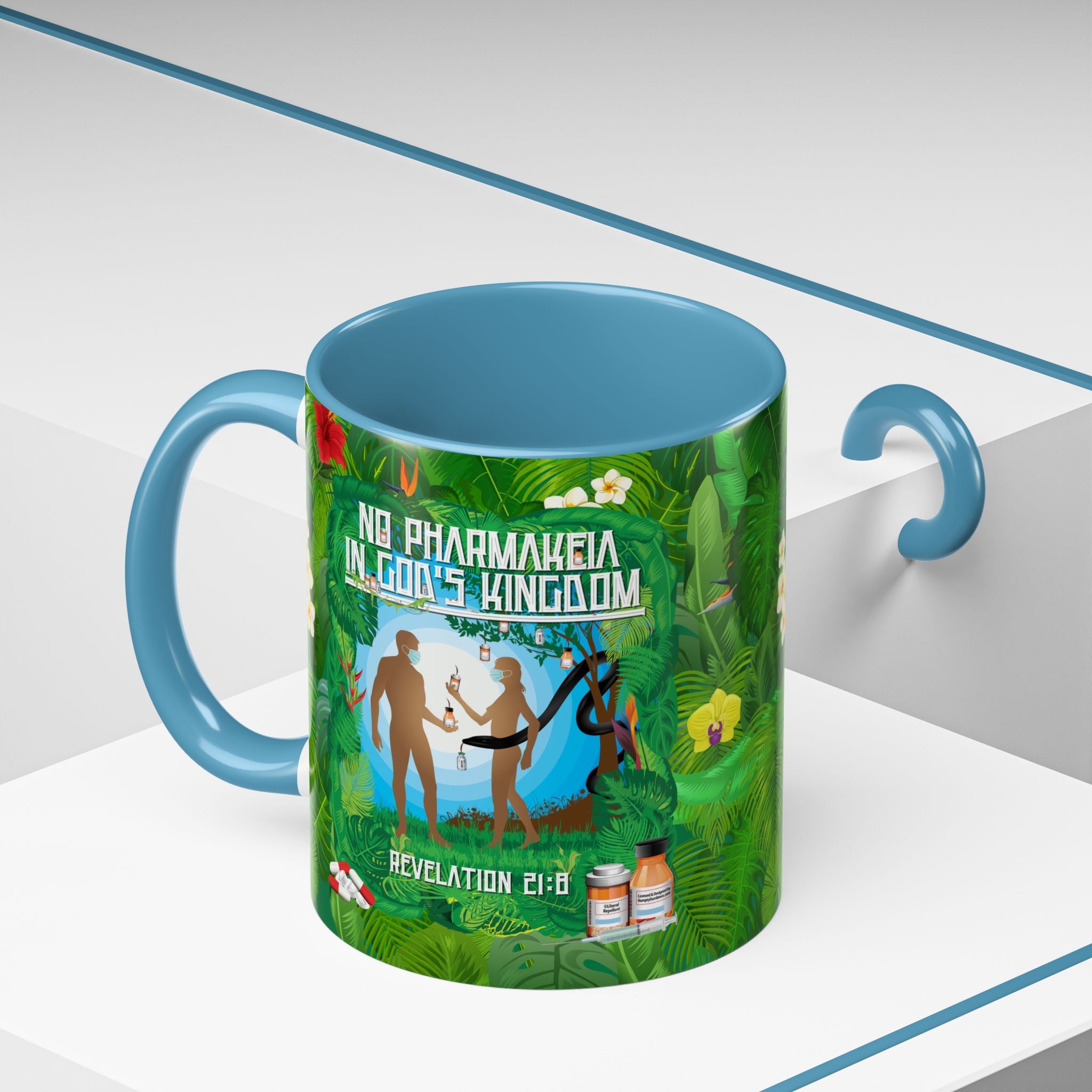 No Pharmakeia in God's Kingdom - 11 & 15oz Ceramic Coffee Mug