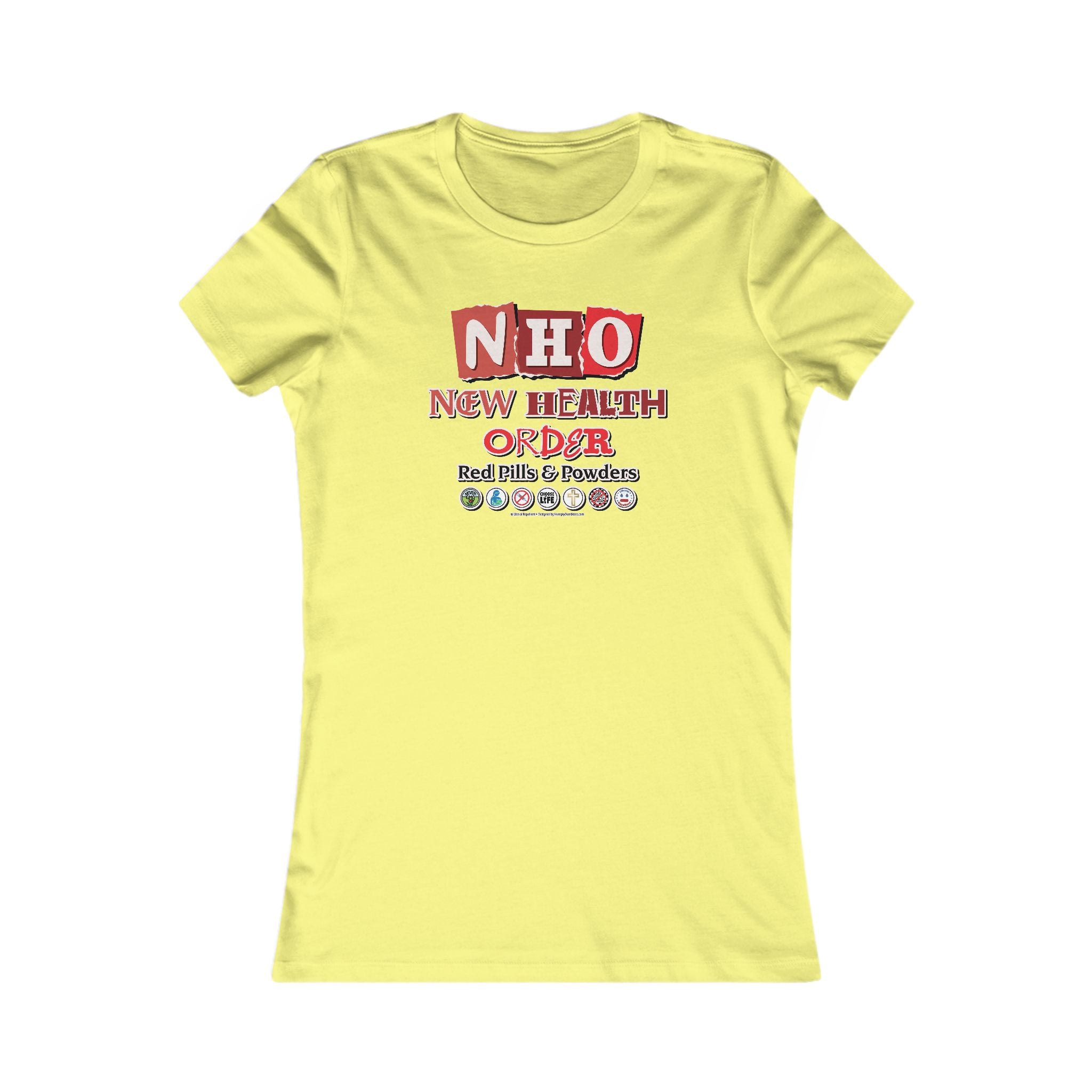 New Health Order - Ladies Soft Cotton Cap Sleeve T-Shirt