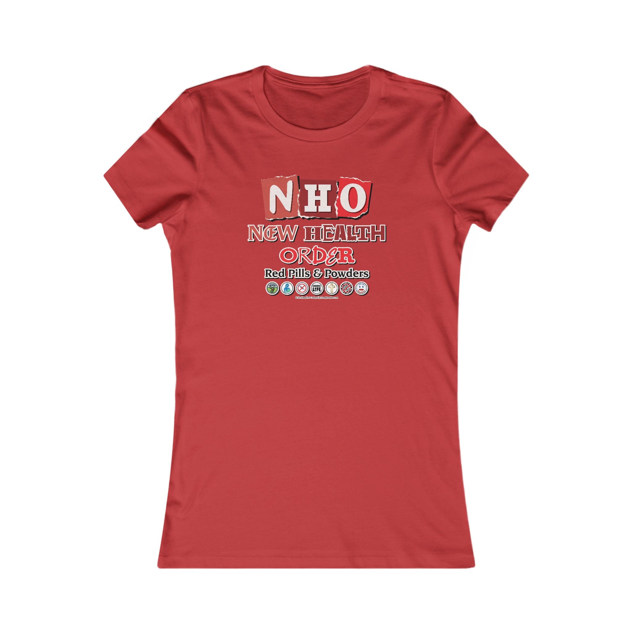 New Health Order - Ladies Soft Cotton Cap Sleeve T-Shirt