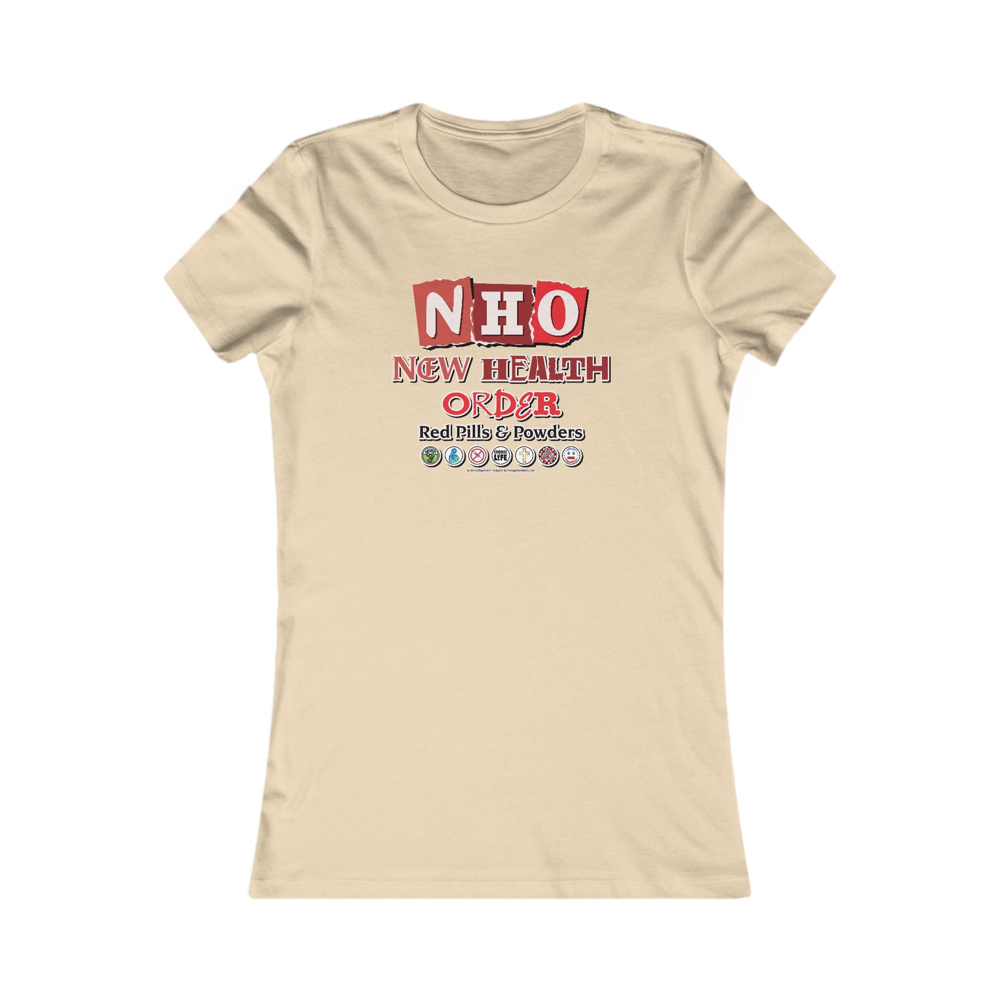 New Health Order - Ladies Soft Cotton Cap Sleeve T-Shirt