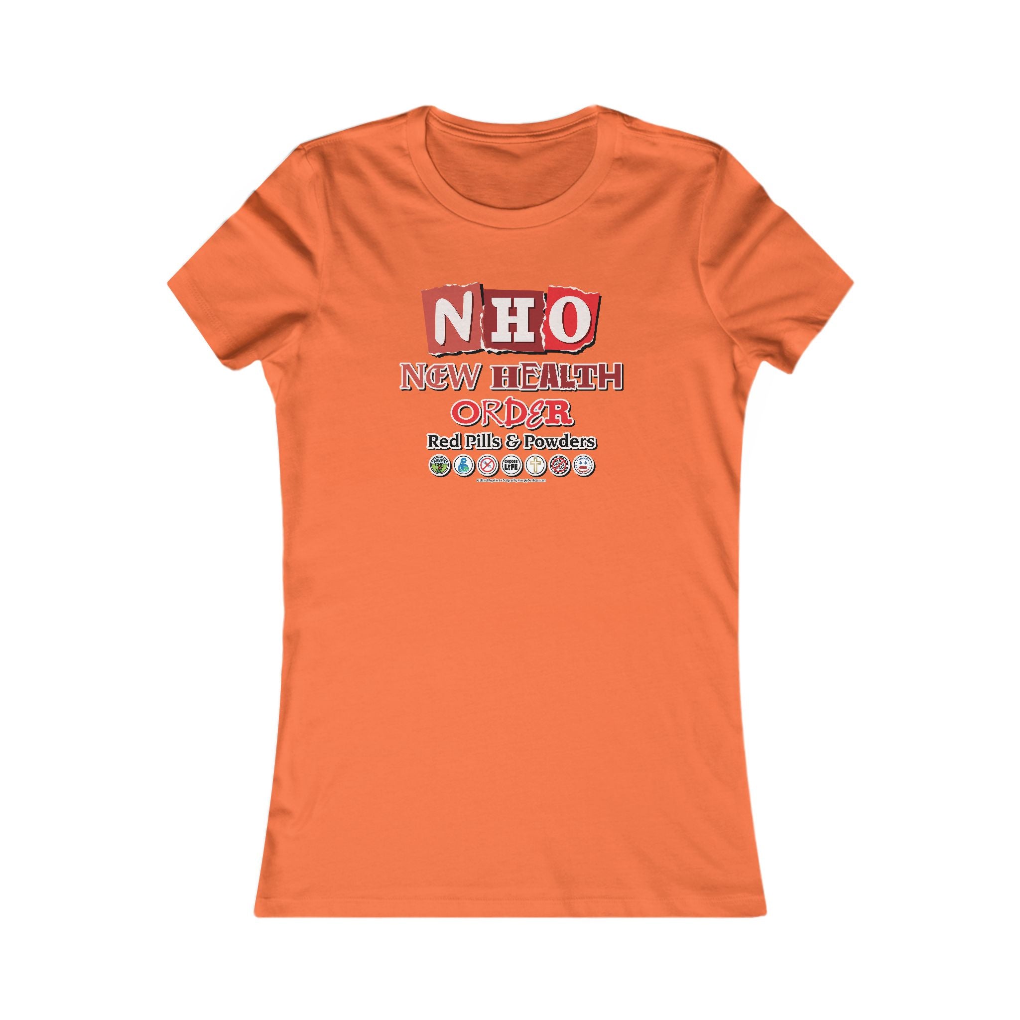 New Health Order - Ladies Soft Cotton Cap Sleeve T-Shirt