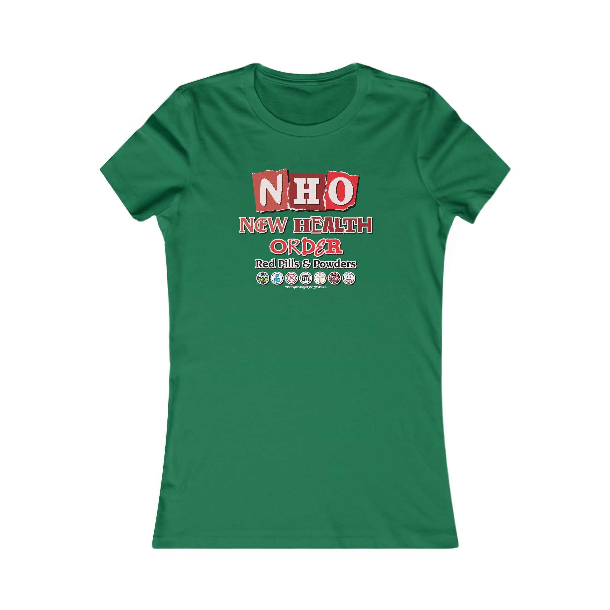 New Health Order - Ladies Soft Cotton Cap Sleeve T-Shirt