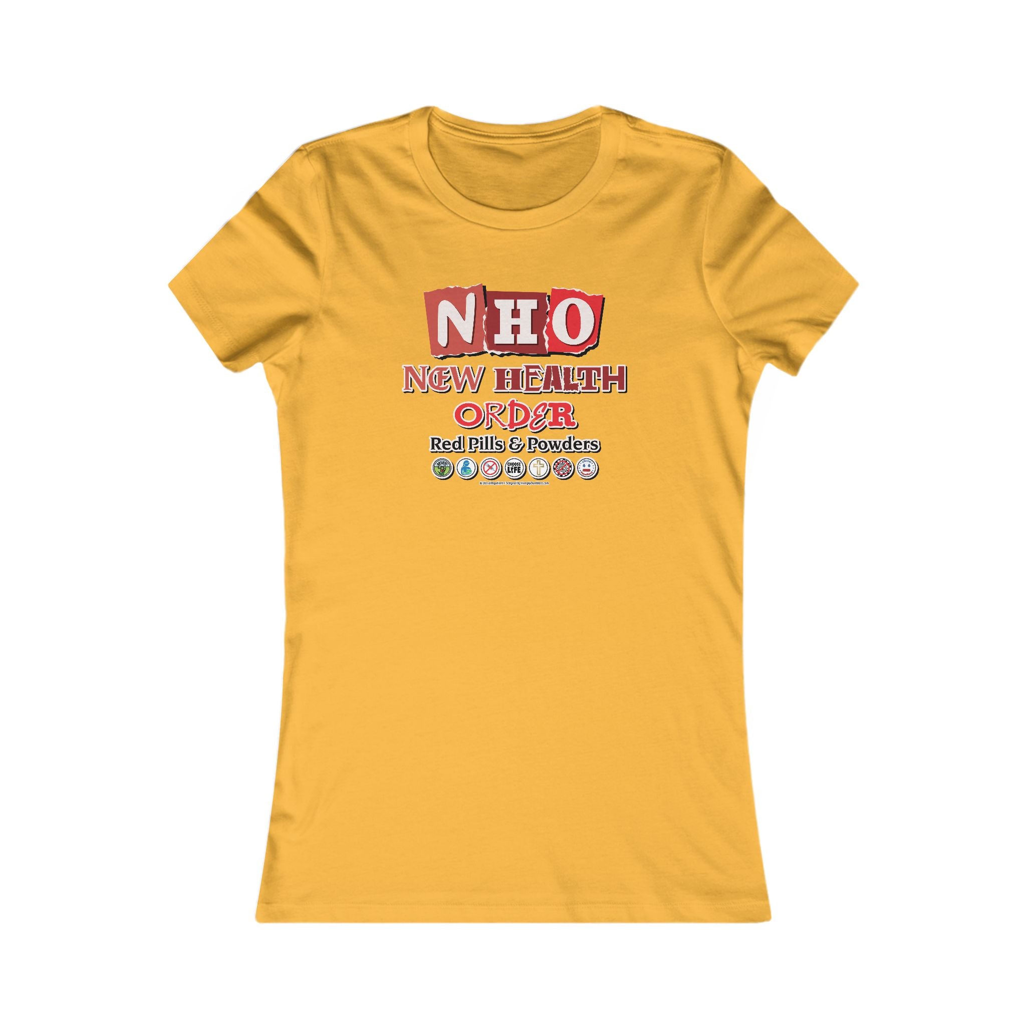 New Health Order - Ladies Soft Cotton Cap Sleeve T-Shirt