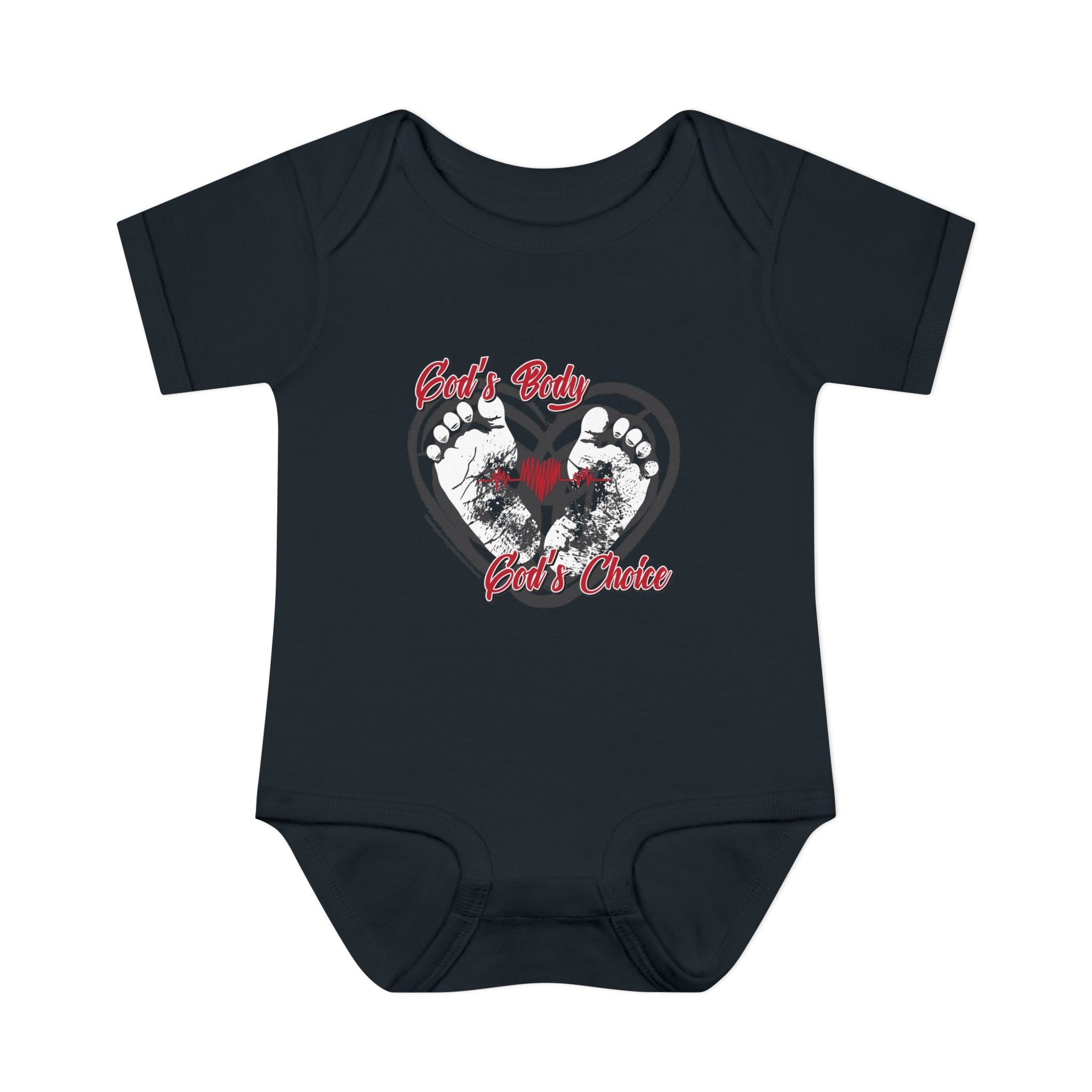 God's Body, God's Choice - Infant Soft Cotton Onsie Bodysuit