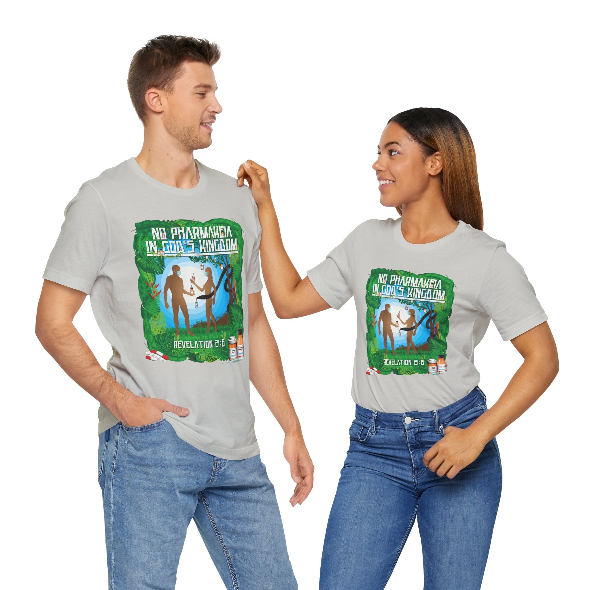No Pharmakeia in God's Kingdom - Unisex Soft Cotton Short Sleeve T-Shirt