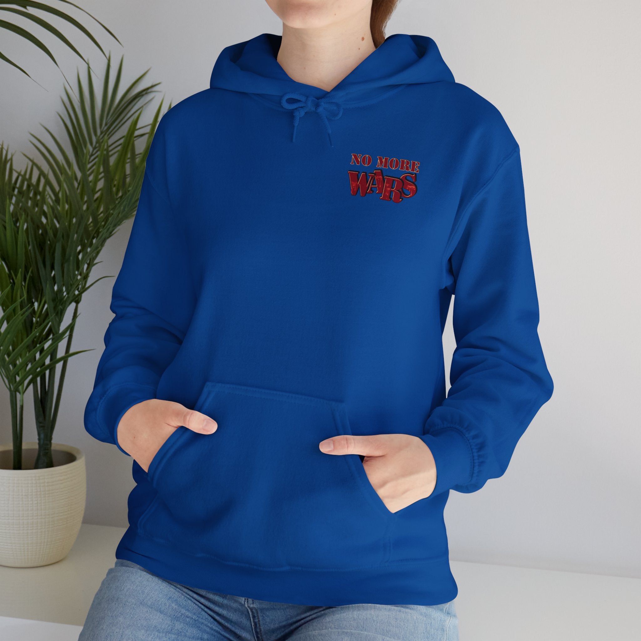 No More Wars for the Synagogue of Satan - Unisex Heavy Blend™ Hooded Sweatshirt