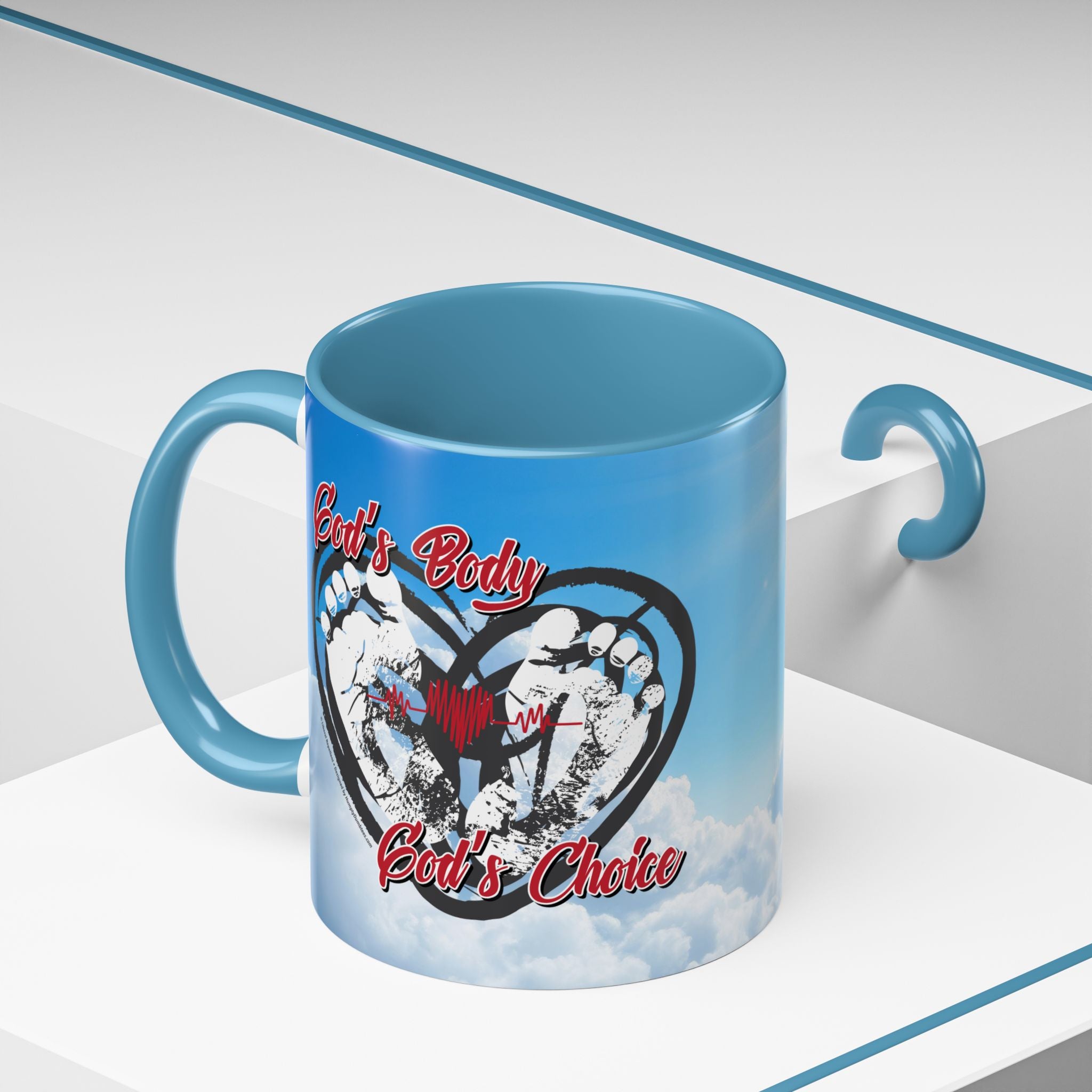 God's Body, God's Choice - 11 & 15oz Ceramic Coffee Mug