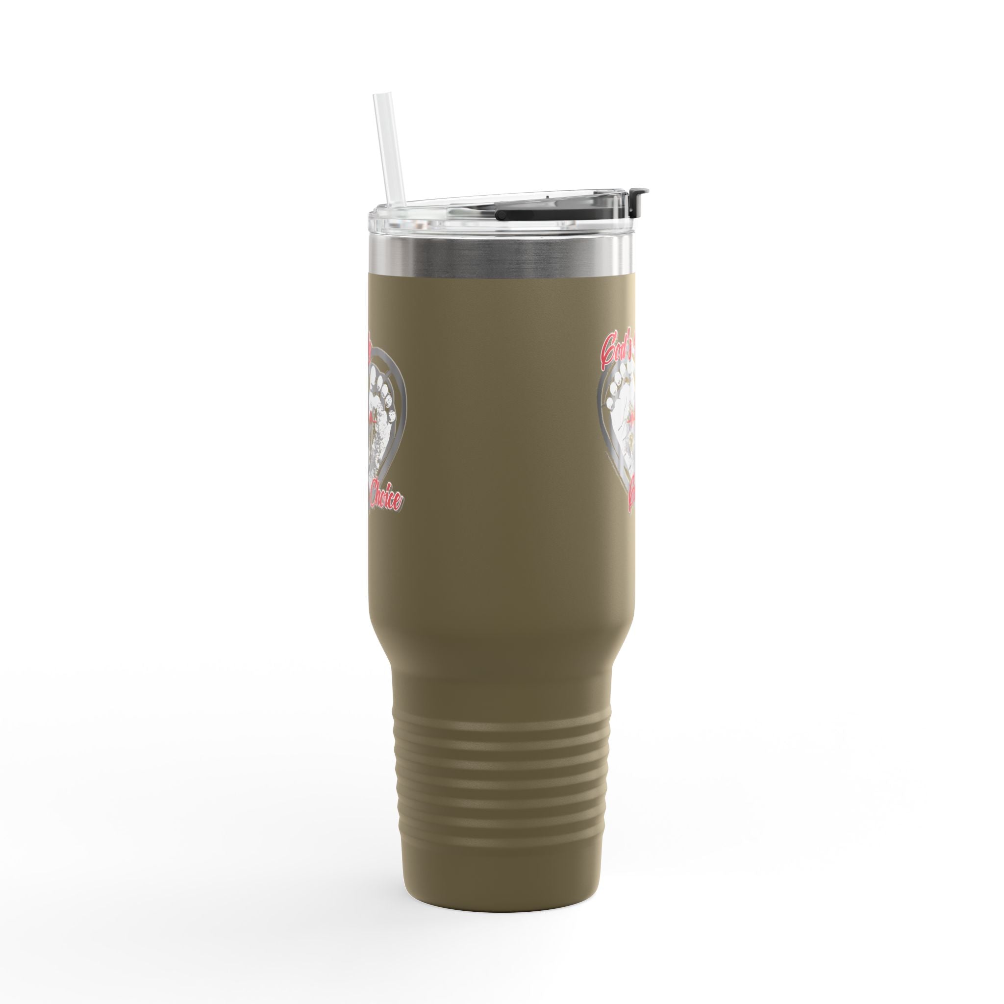 God's Body, God's Choice - 40oz Insulated Travel Mug