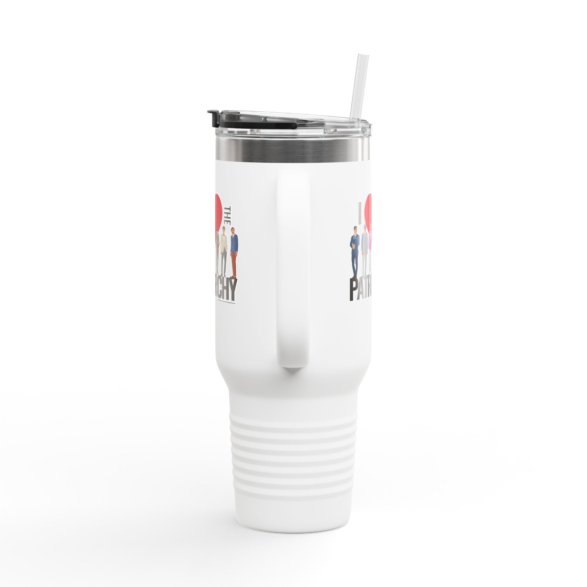 I Heart the Patriarchy (The Good 'Ol Boys Club Edition) - 40oz Insulated Travel Mug