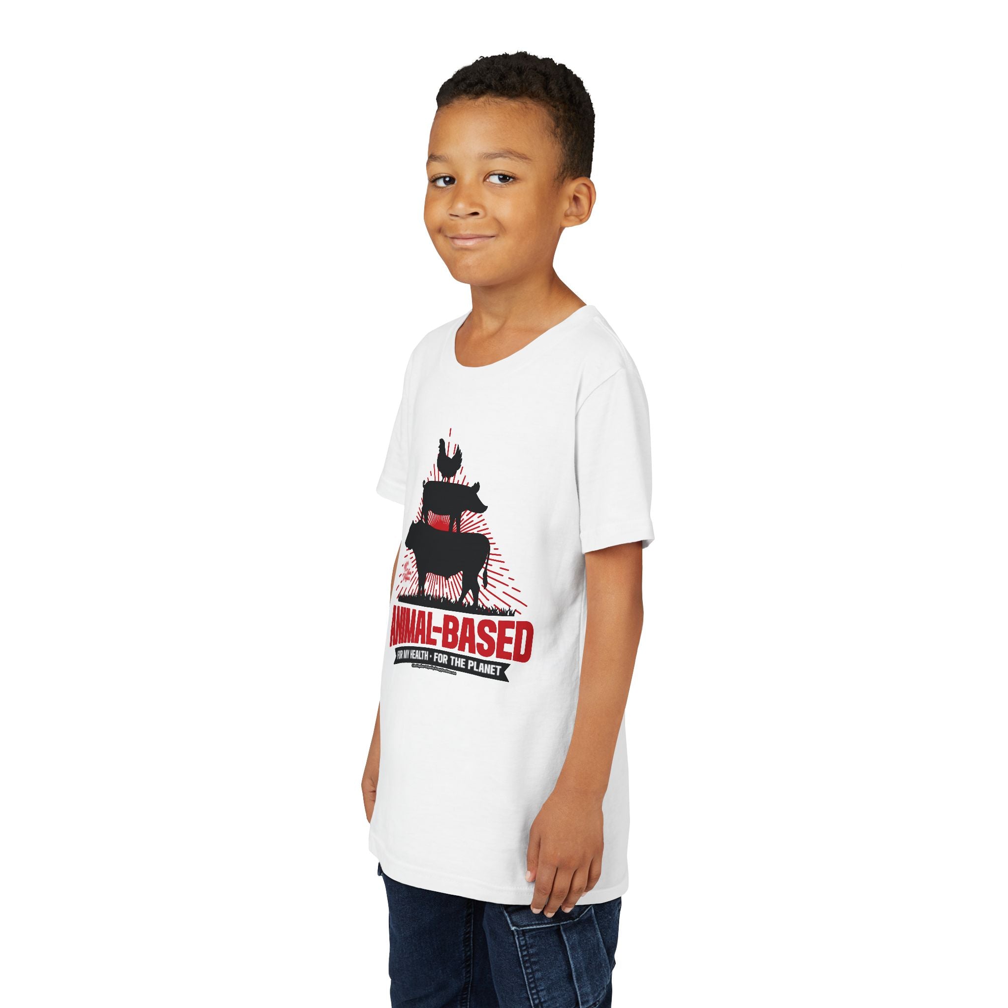 Animal Based - Youth Soft Cotton Short Sleeve T-Shirt