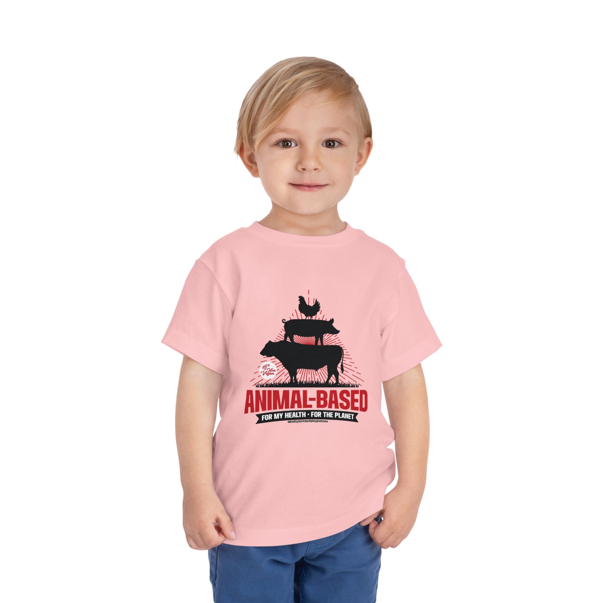 Animal Based - Toddler Soft Cotton Short Sleeve T-Shirt