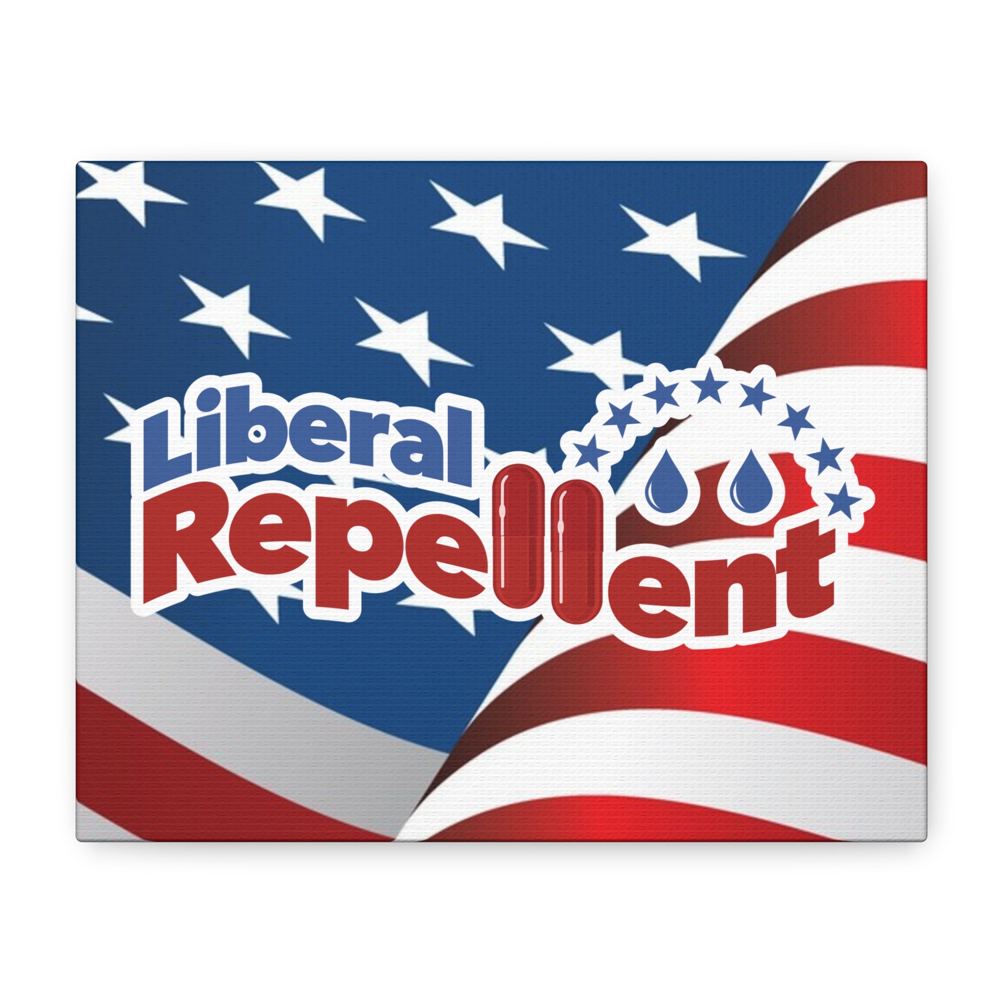 Liberal Repellent - Gallery Wrapped Canvas Wall Art