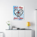 God's Body, God's Choice - Gallery Wrapped Canvas Wall Art