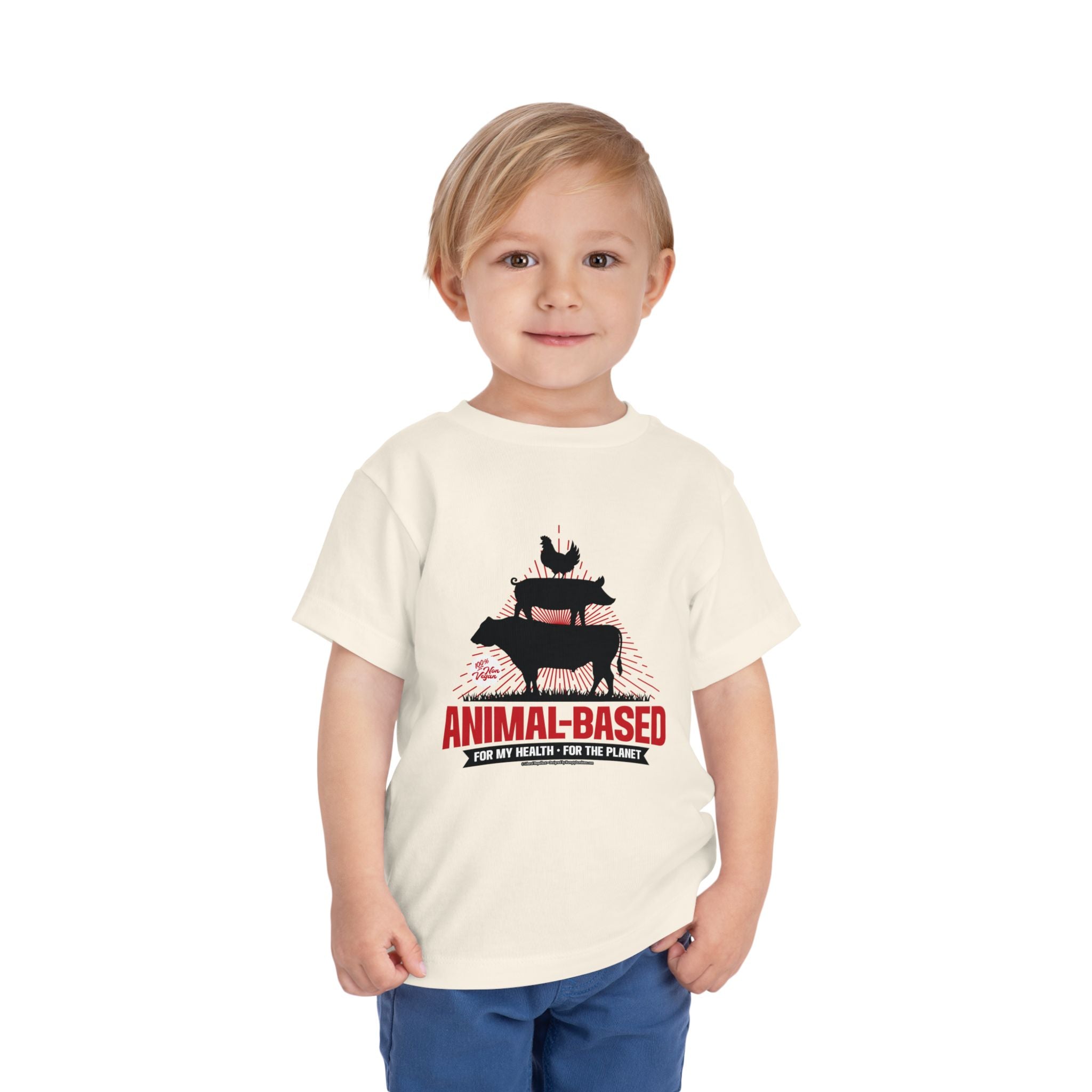 Animal Based - Toddler Soft Cotton Short Sleeve T-Shirt