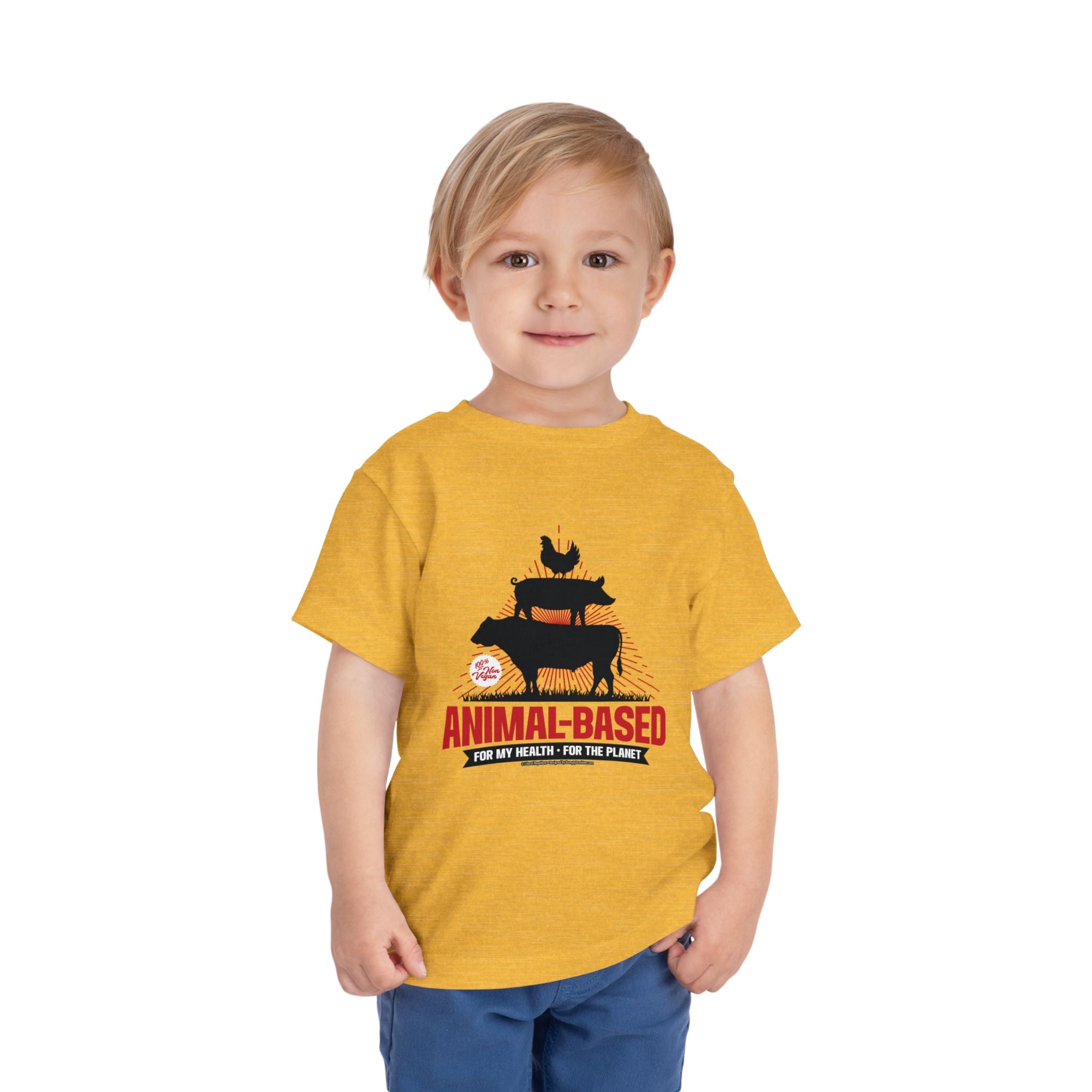 Animal Based - Toddler Soft Cotton Short Sleeve T-Shirt