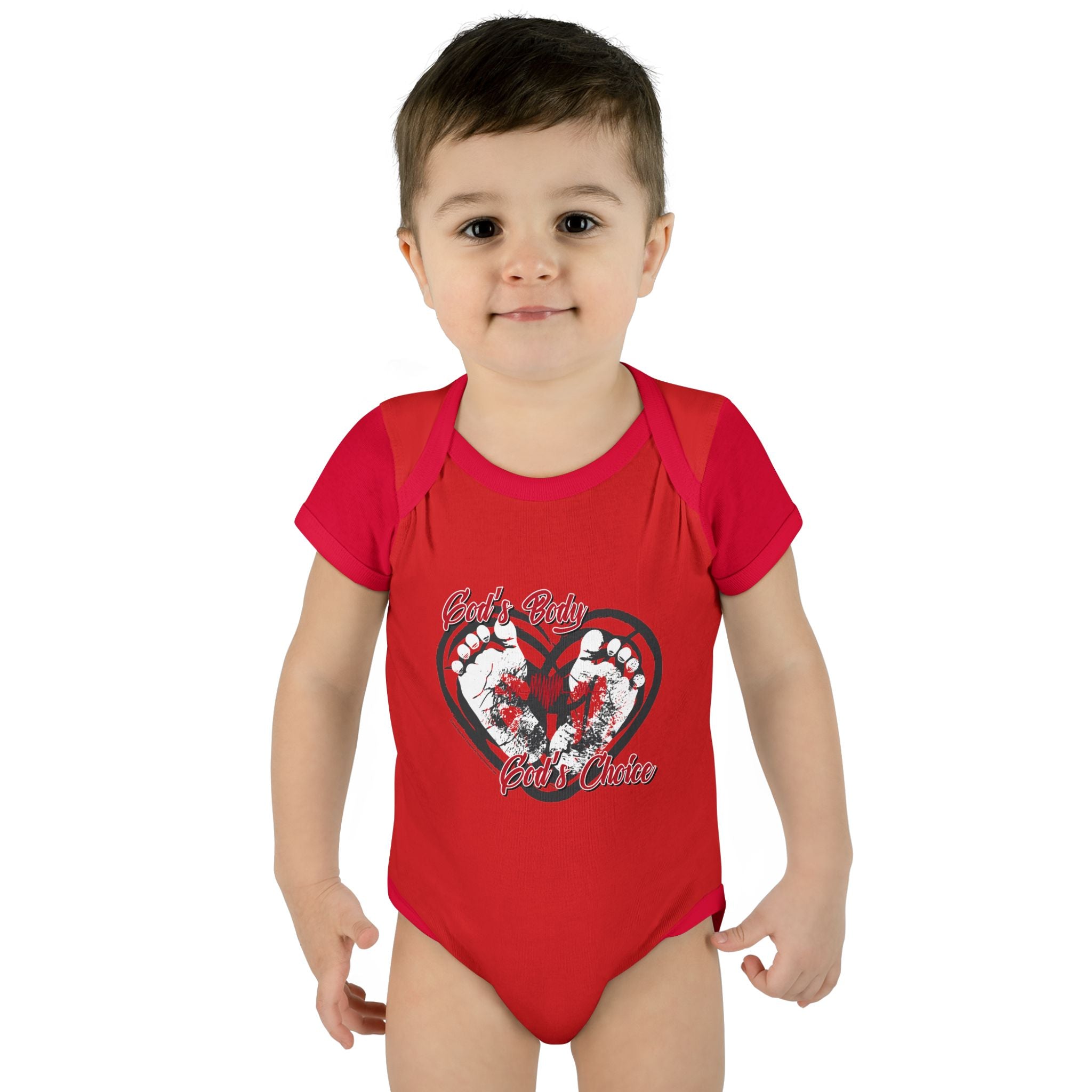 God's Body, God's Choice - Infant Soft Cotton Onsie Bodysuit