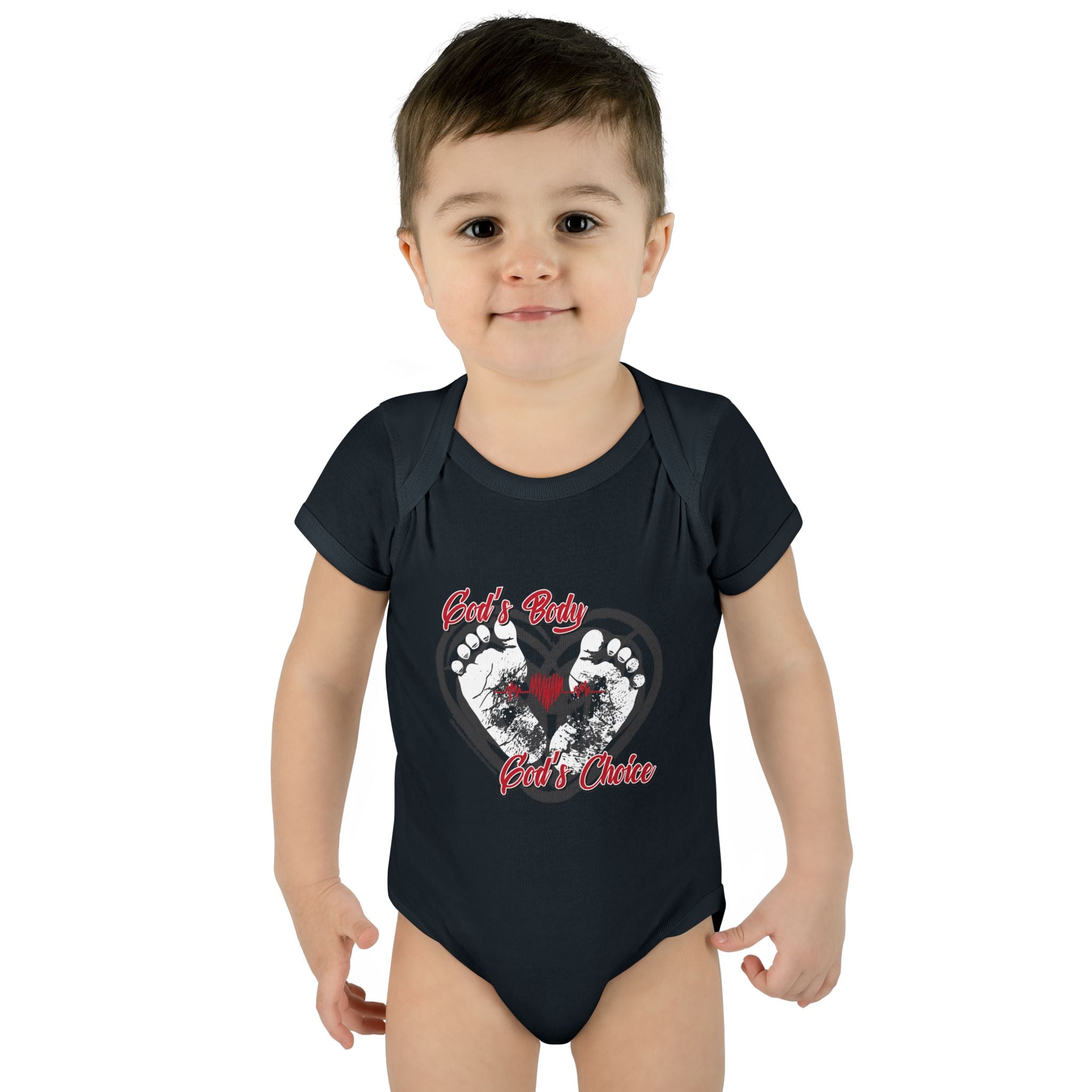 God's Body, God's Choice - Infant Soft Cotton Onsie Bodysuit
