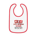 New Health Order - Infant Soft Cotton Bib with Contrast Trim