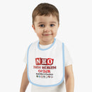 New Health Order - Infant Soft Cotton Bib with Contrast Trim