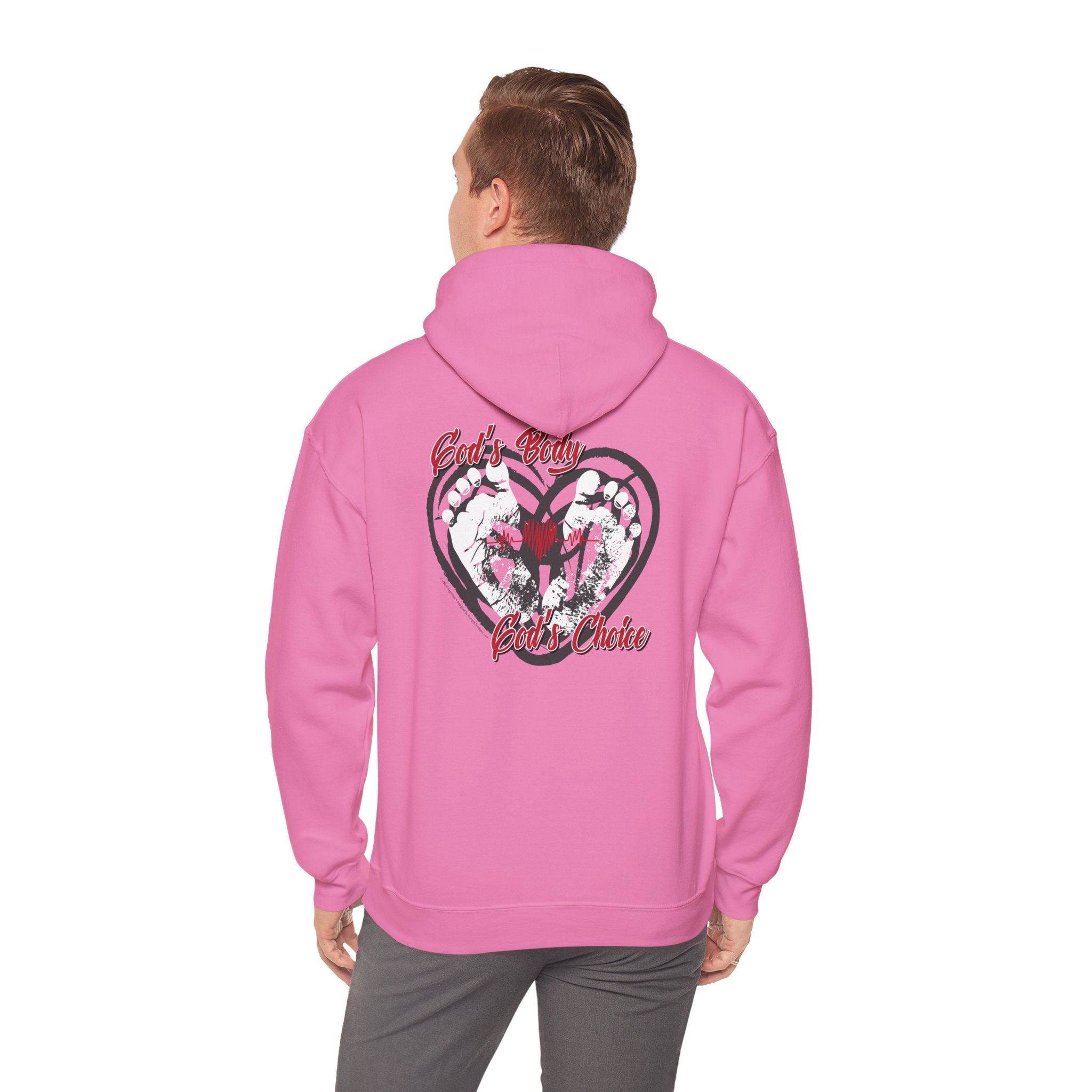 God's Body, God's Choice - Unisex Heavy Blend™ Hooded Sweatshirt