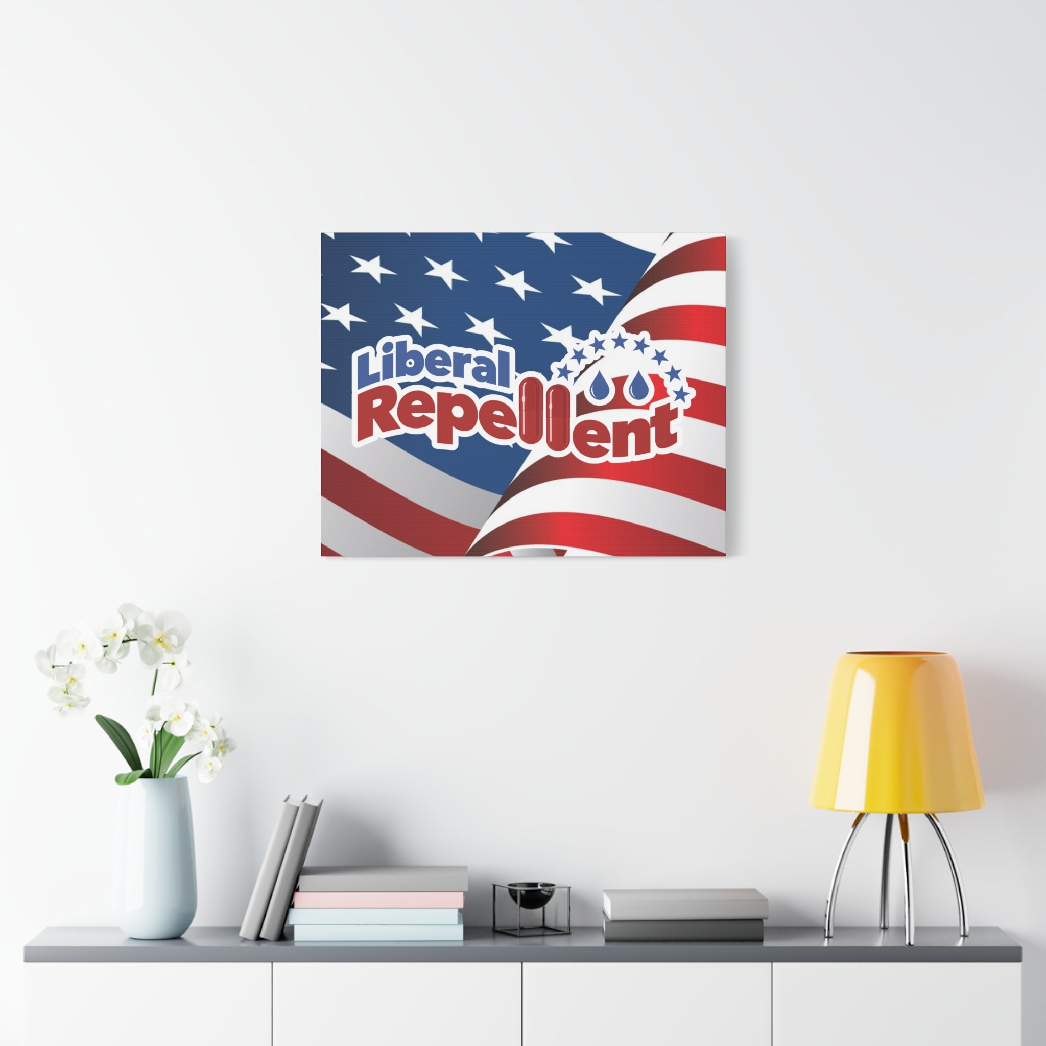 Liberal Repellent - Gallery Wrapped Canvas Wall Art