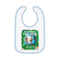 No Pharmakeia in God's Kingdom - Infant Soft Cotton Bib with Contrast Trim