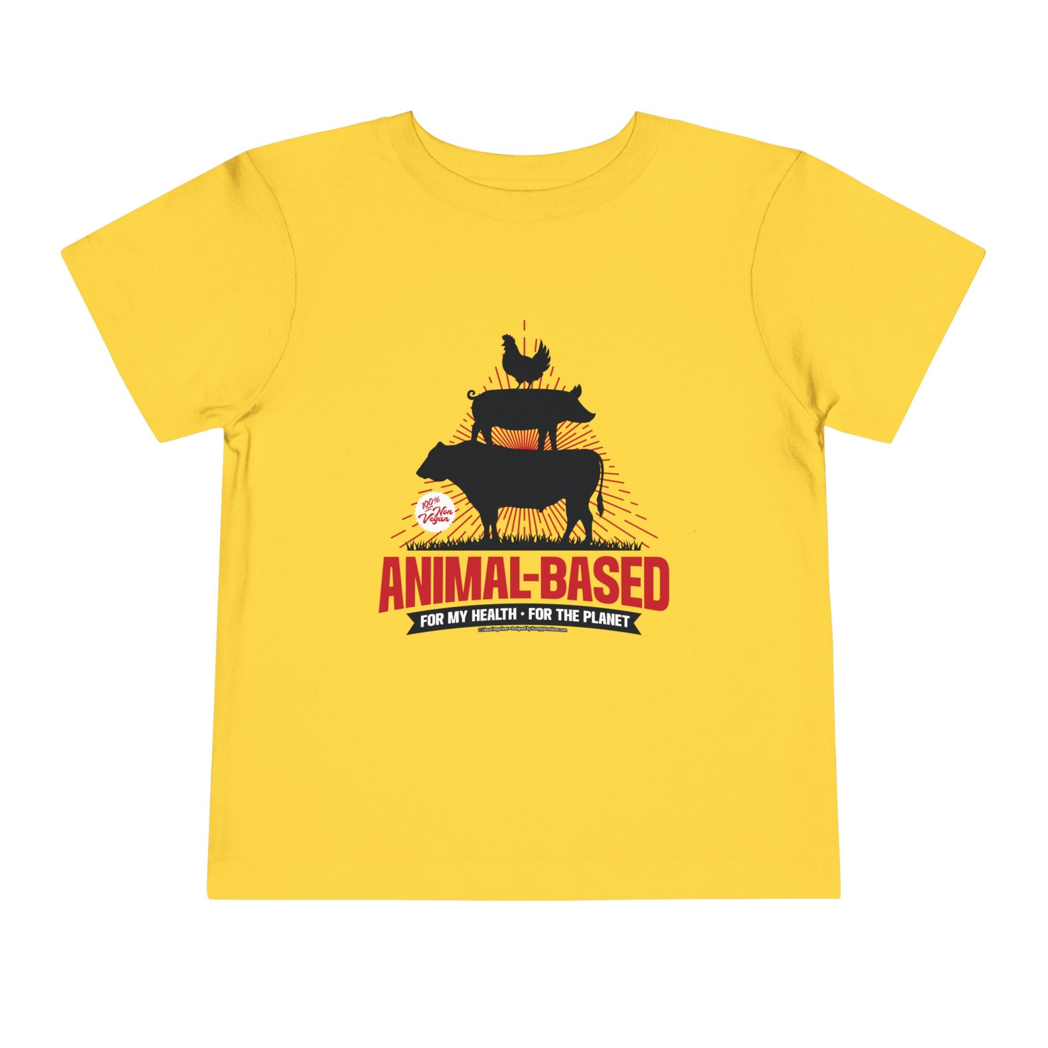 Animal Based - Toddler Soft Cotton Short Sleeve T-Shirt