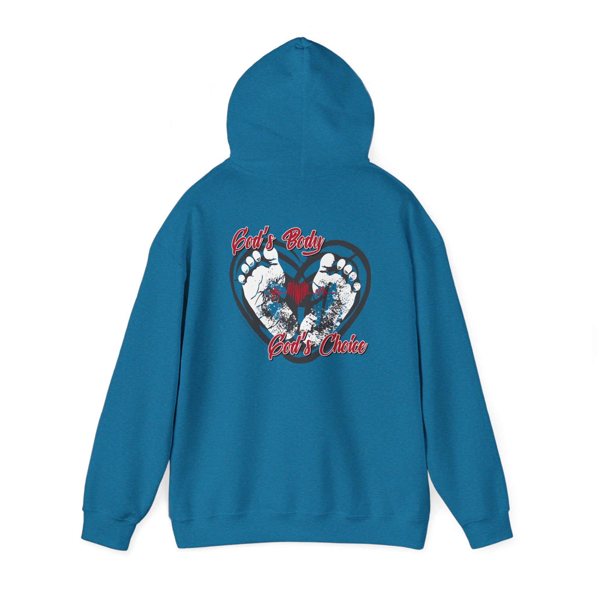 God's Body, God's Choice - Unisex Heavy Blend™ Hooded Sweatshirt