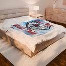 God's Body, God's Choice - Eco-Friendly Velveteen Plush Blanket