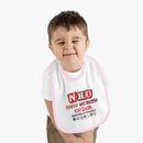 New Health Order - Infant Soft Cotton Bib with Contrast Trim
