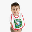 No Pharmakeia in God's Kingdom - Infant Soft Cotton Bib with Contrast Trim