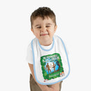 No Pharmakeia in God's Kingdom - Infant Soft Cotton Bib with Contrast Trim