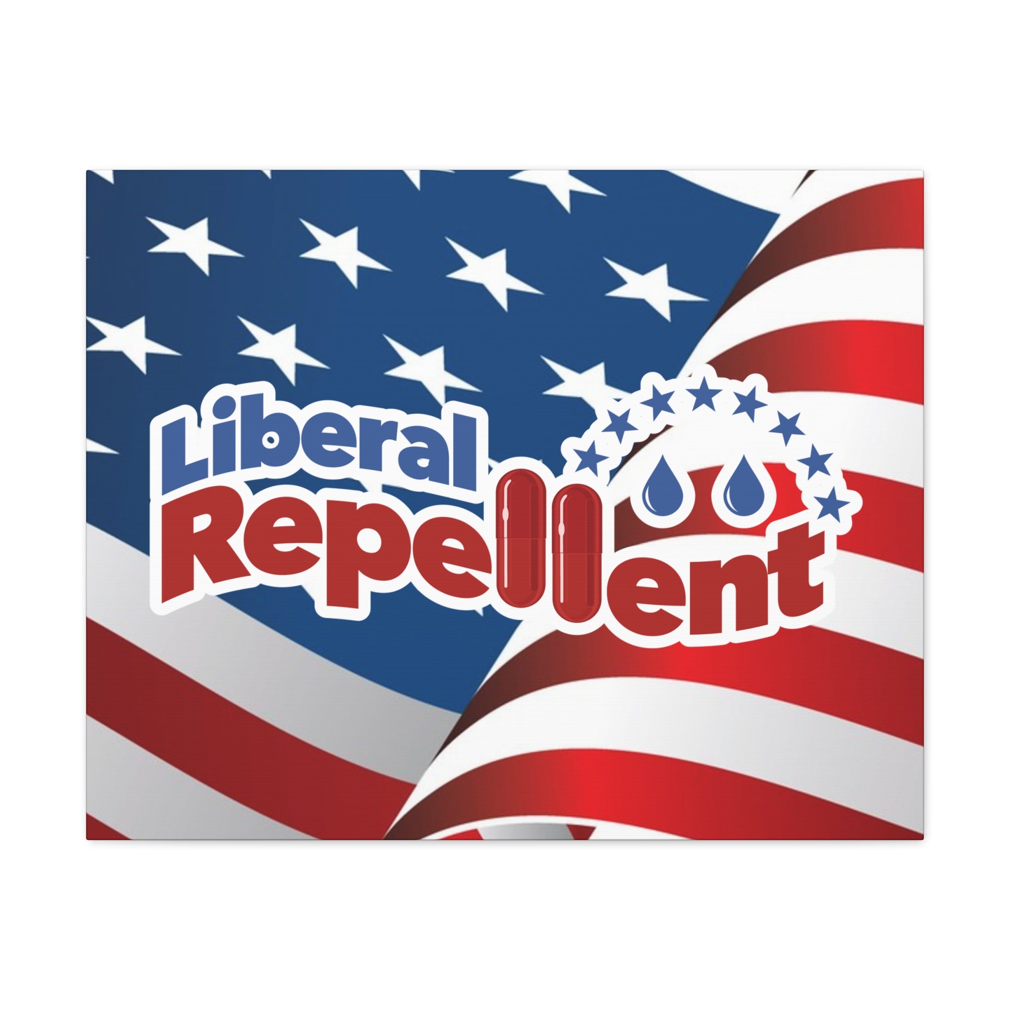 Liberal Repellent - Gallery Wrapped Canvas Wall Art