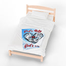 God's Body, God's Choice - Eco-Friendly Velveteen Plush Blanket