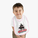 Animal Based - Infant Soft Cotton Bib with Contrast Trim