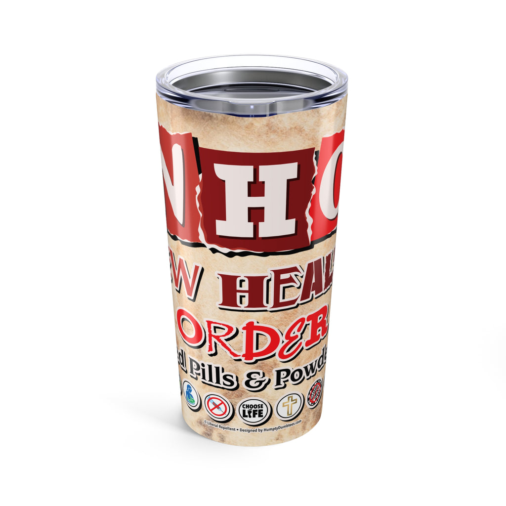 New Health Order - 20oz Insulated Travel Tumbler