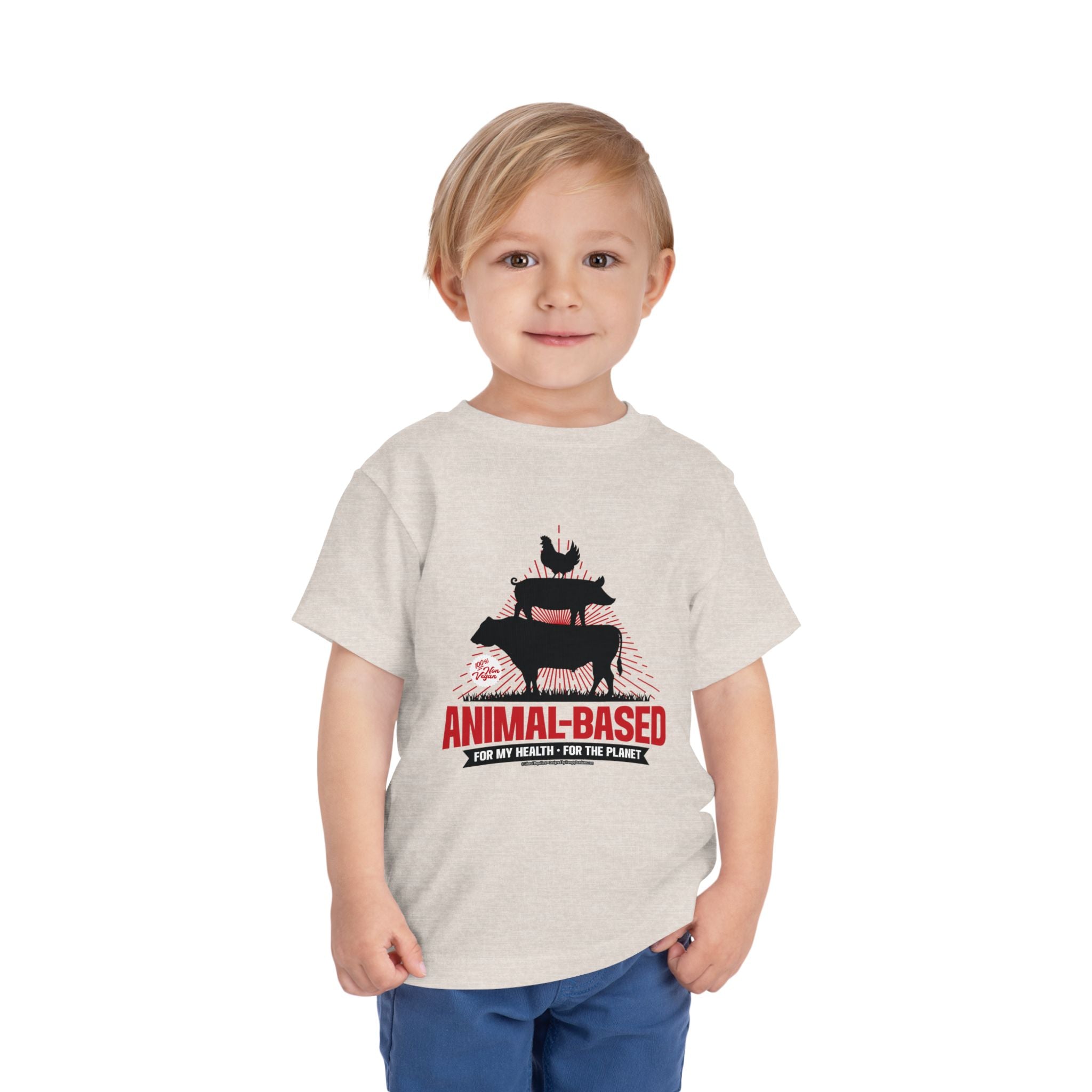 Animal Based - Toddler Soft Cotton Short Sleeve T-Shirt