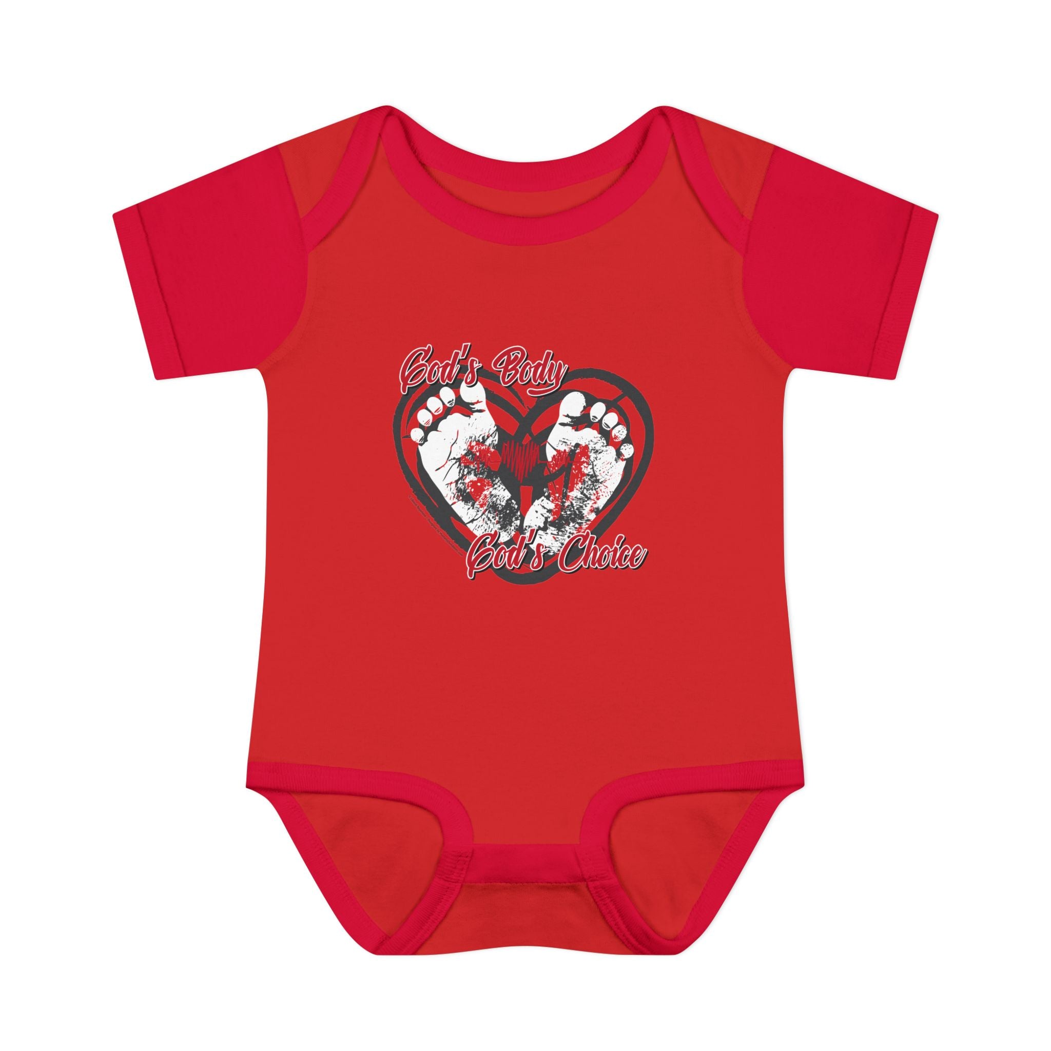 God's Body, God's Choice - Infant Soft Cotton Onsie Bodysuit