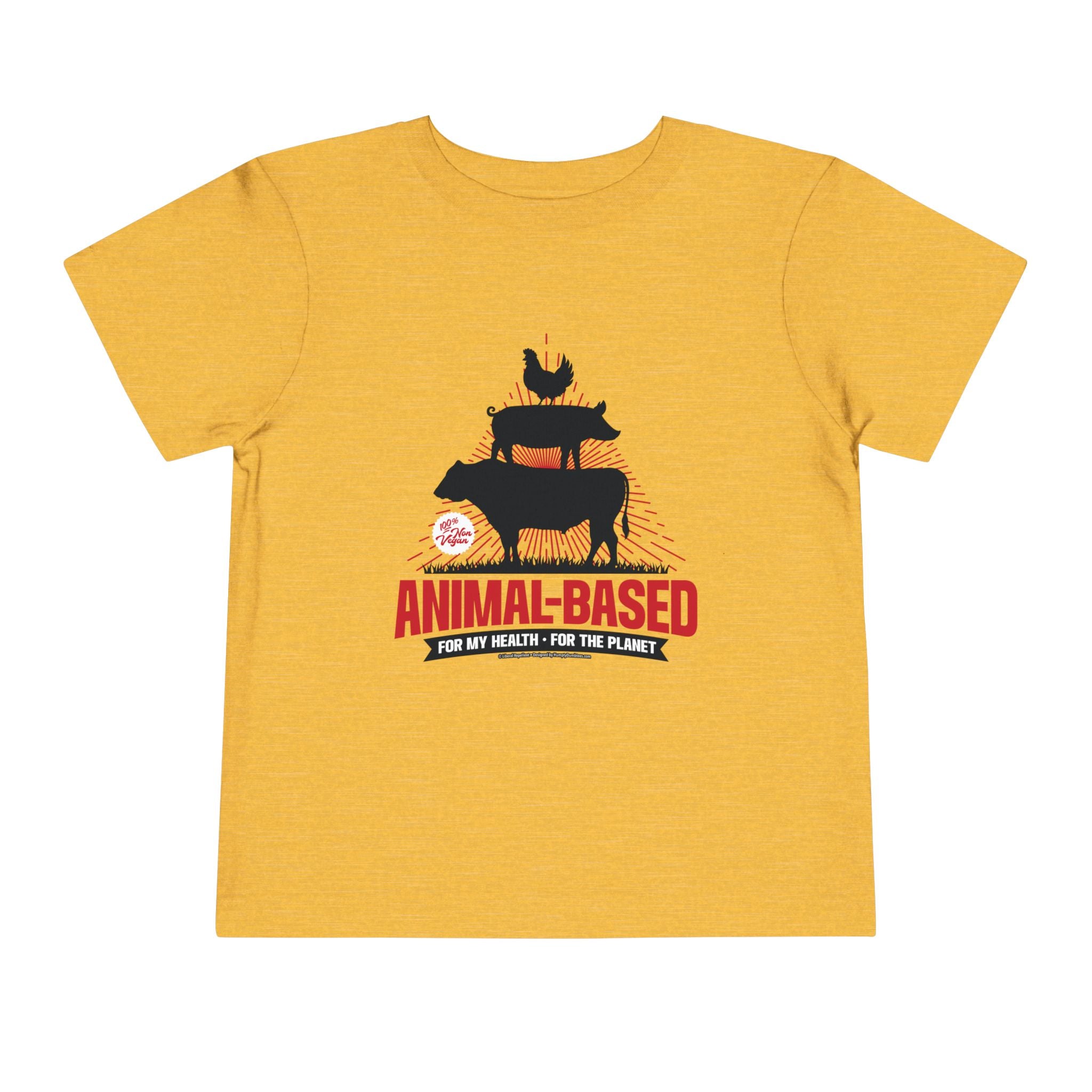 Animal Based - Toddler Soft Cotton Short Sleeve T-Shirt
