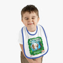 No Pharmakeia in God's Kingdom - Infant Soft Cotton Bib with Contrast Trim