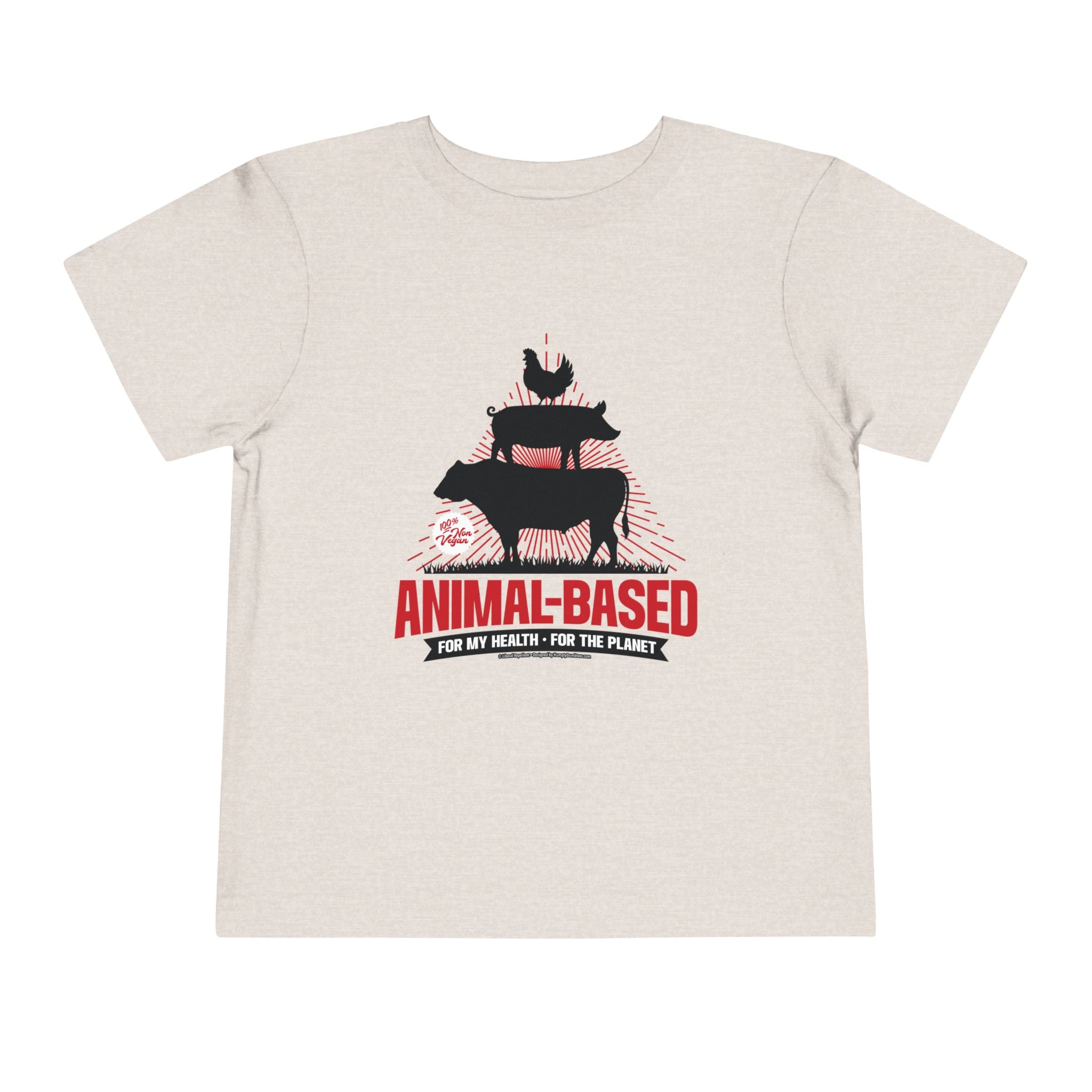 Animal Based - Toddler Soft Cotton Short Sleeve T-Shirt