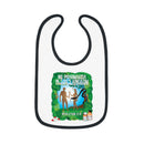 No Pharmakeia in God's Kingdom - Infant Soft Cotton Bib with Contrast Trim