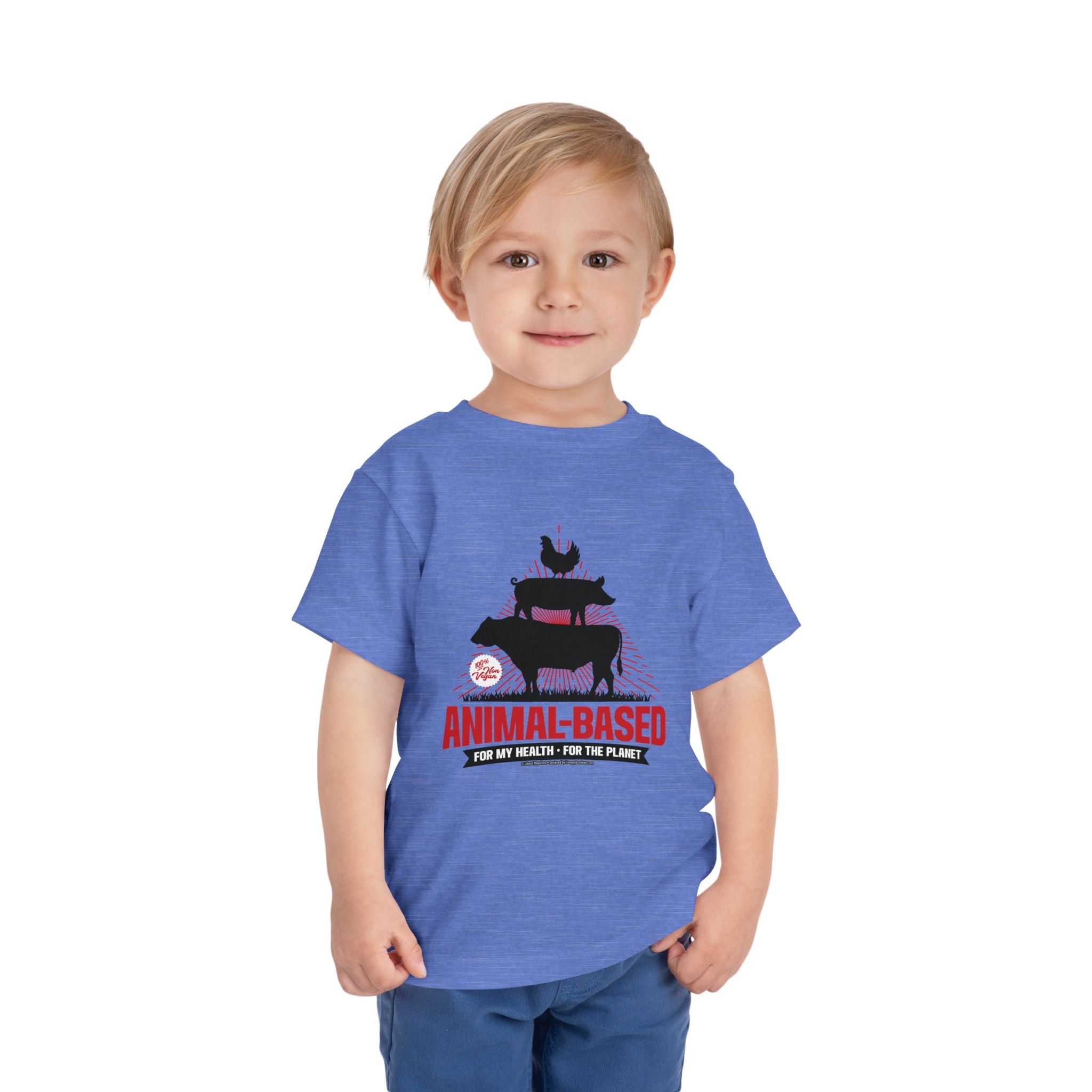 Animal Based - Toddler Soft Cotton Short Sleeve T-Shirt