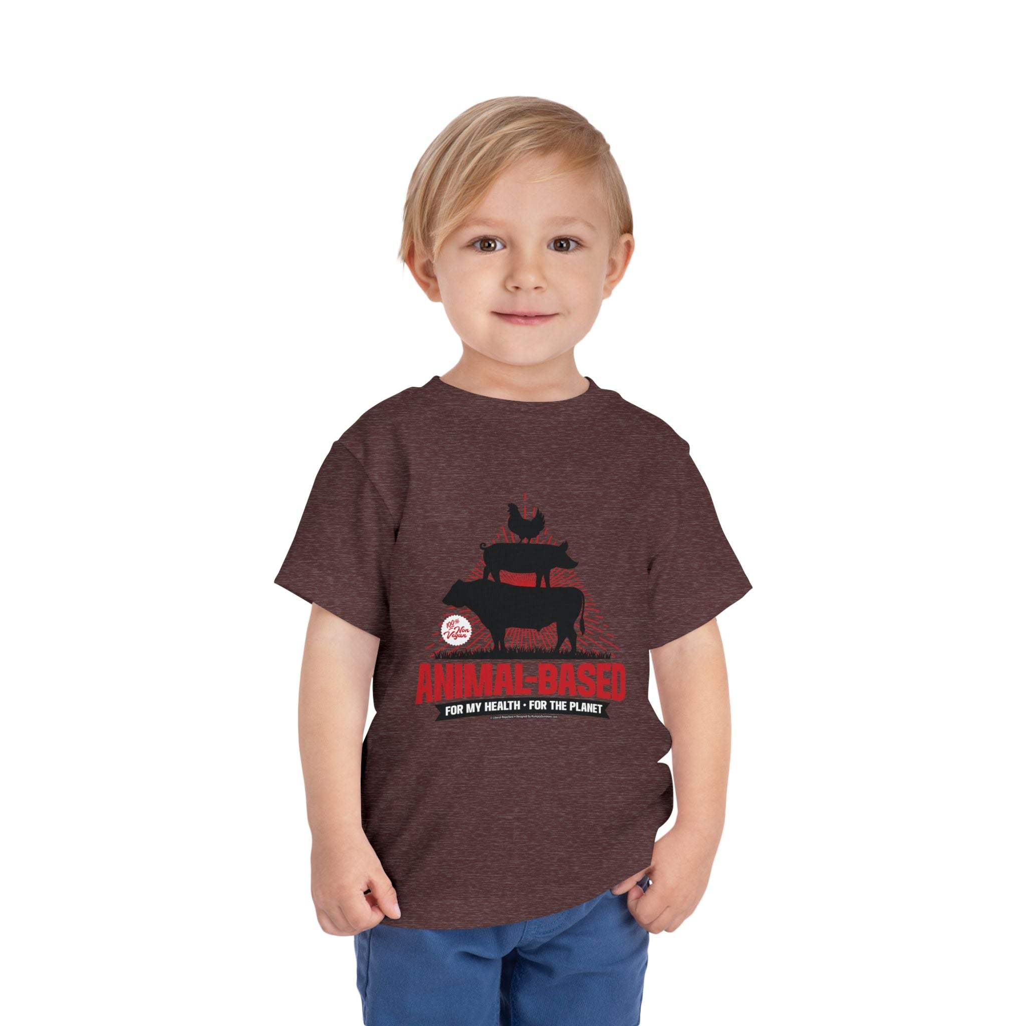 Animal Based - Toddler Soft Cotton Short Sleeve T-Shirt