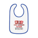 New Health Order - Infant Soft Cotton Bib with Contrast Trim