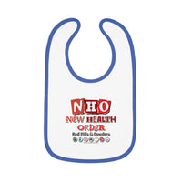 New Health Order - Infant Soft Cotton Bib with Contrast Trim
