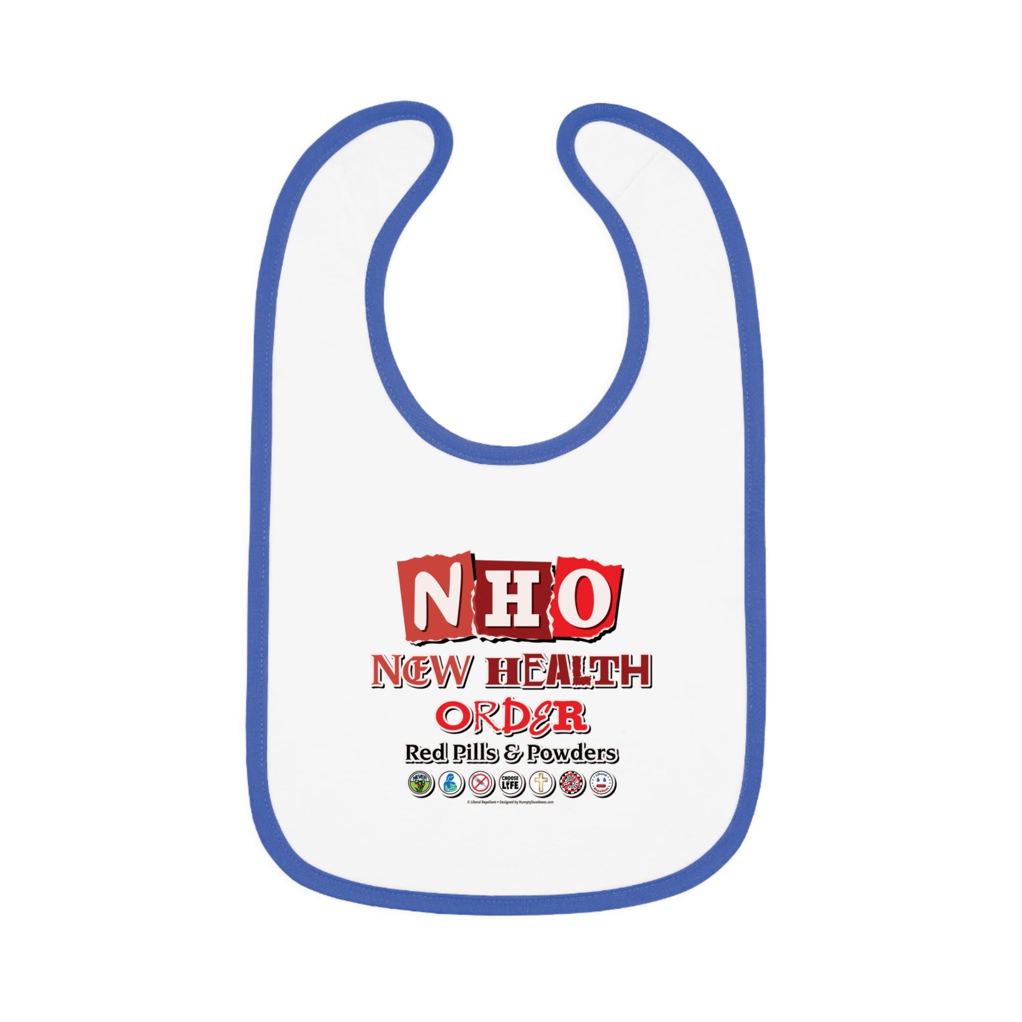 New Health Order - Infant Soft Cotton Bib with Contrast Trim