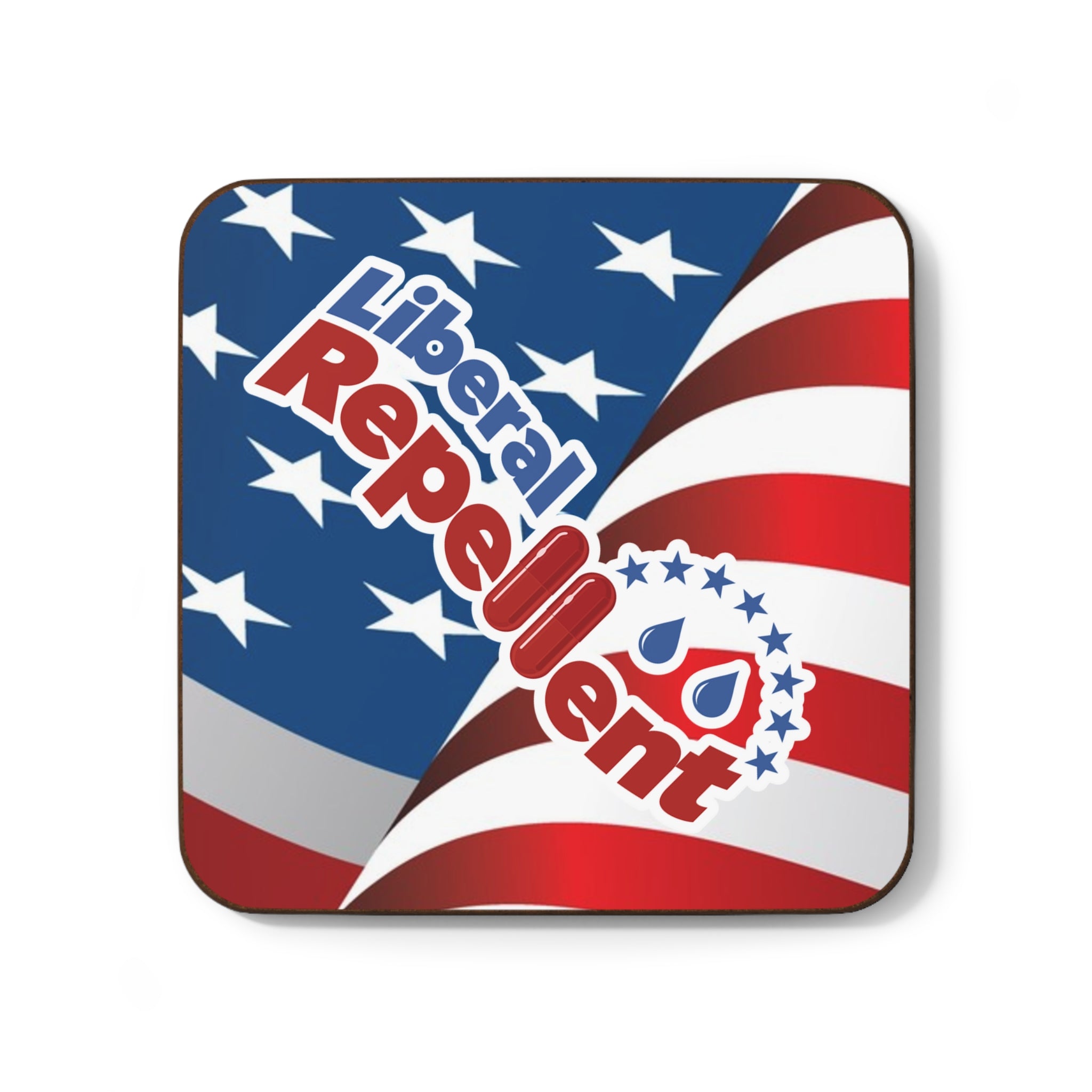 Liberal Repellent- Hardboard Beverage Coaster