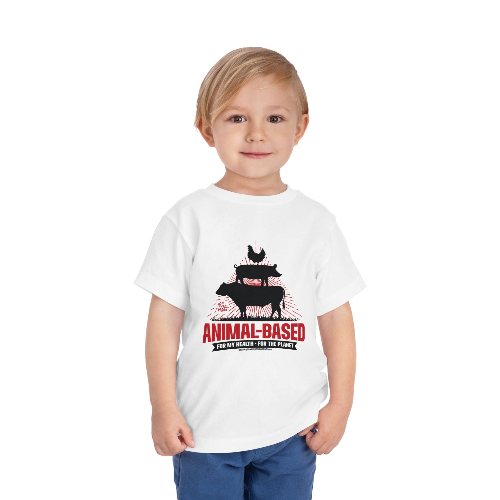 Animal Based - Toddler Soft Cotton Short Sleeve T-Shirt
