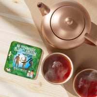 No Pharmakeia in God's Kingdom - Hardboard Beverage Coaster